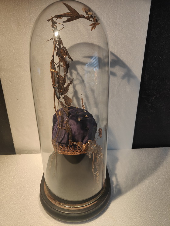 Image 1 of antica cupola per matrimoni francese "Globe de Mariee" in vetro