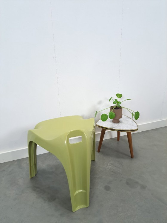 Image 1 of Sgabello Casala in plastica verde, Germania Ovest