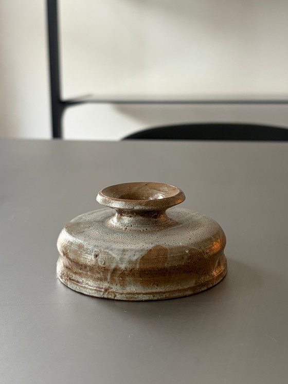 Portacandele in ceramica vintage fatto a mano / piccolo vaso (photo 3 of 5)