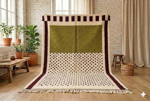 Tapis Berbère Marocain 3/2m – vloerkleden en tapijten, Wool