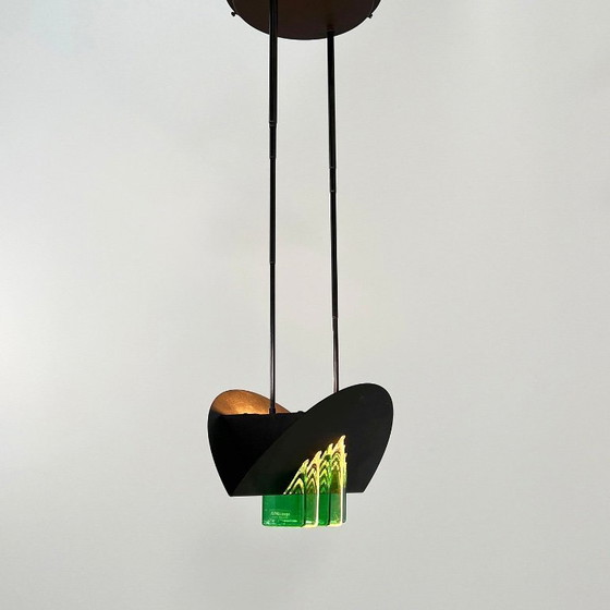 Image 1 of Postmoderne Murano plafondlamp van Mazzega, jaren 70.