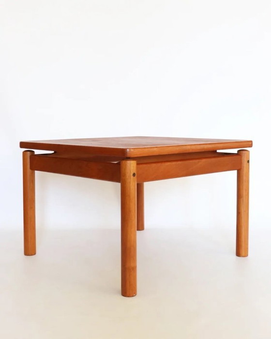 Image 1 of Vintage teak coffee table square Danish design retro 50s