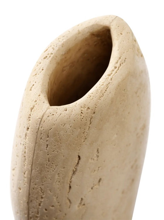 Ovale Vase – Vasen, Stein, Travertin (photo 2 of 5)
