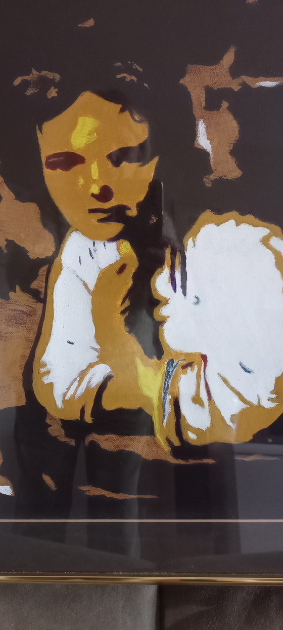 Image 1 of T van Steenbergen "girl at the window" Rembrandt