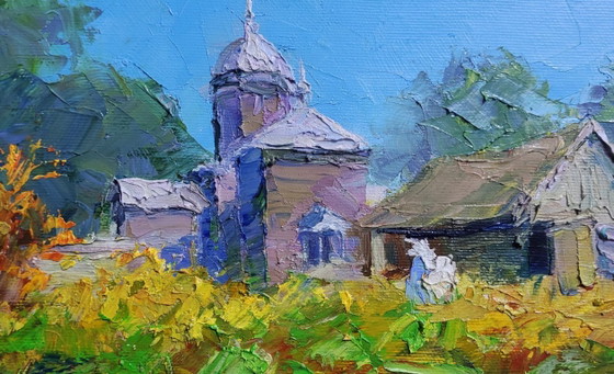 Image 1 of Village Church on a Clear Day