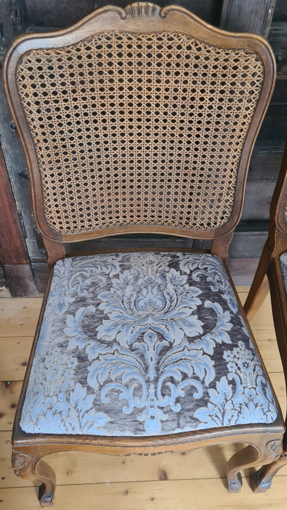 2x Chippendale Stühle – Esszimmerstühle, Rattan, Wood (photo 3 of 6)