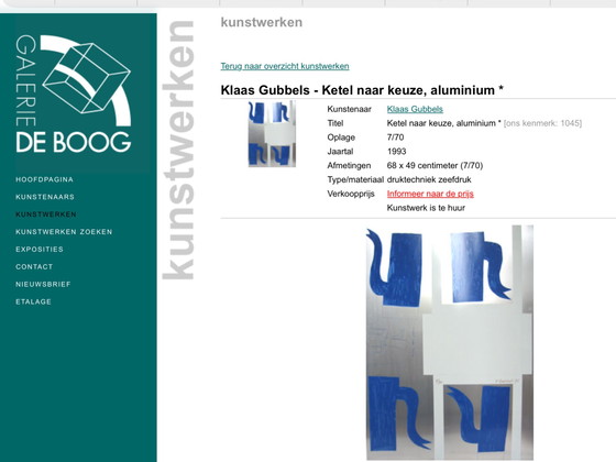 Image 1 of Caldera Klaas Gubbels de su elección