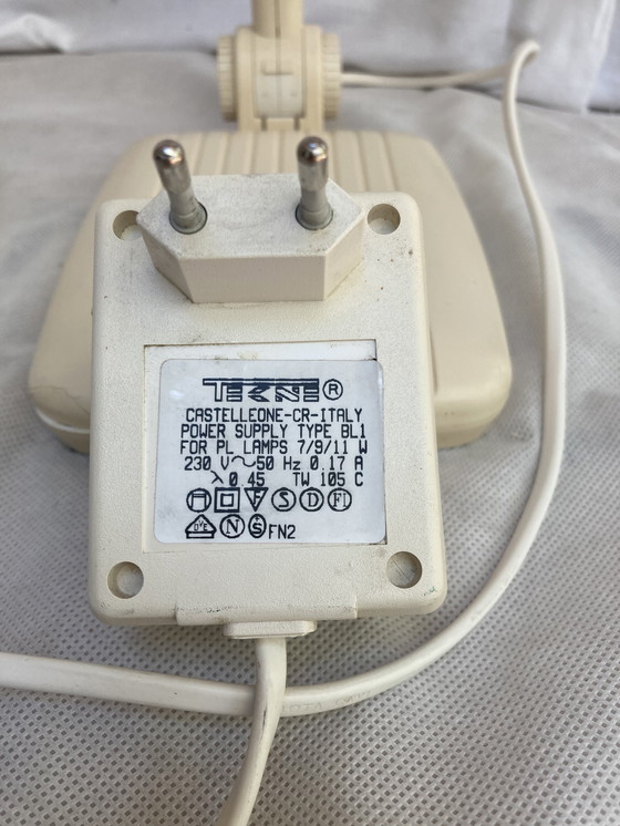 Image 1 of Paire de lampe Finlandaise LIVAL SENIOR année 80 beige et blanc 