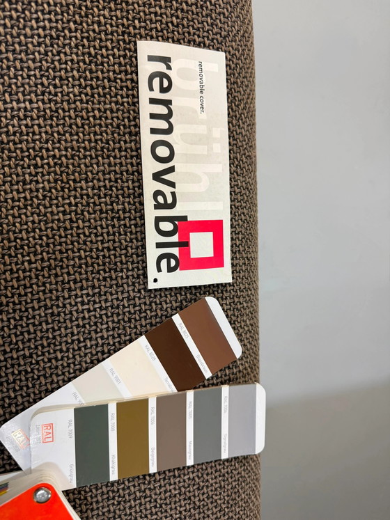 Image 1 of Brühl Roro Medium Ecksofa Stoff Braun Ausstellungsstück