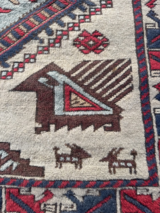 Image 1 of Antiek Kazak-tapijt