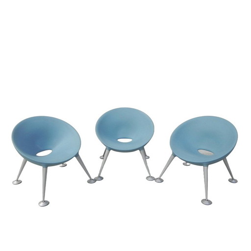 Set aus 3 Turtle Club Stühlen von Matteo Thun für Sedus, 2004