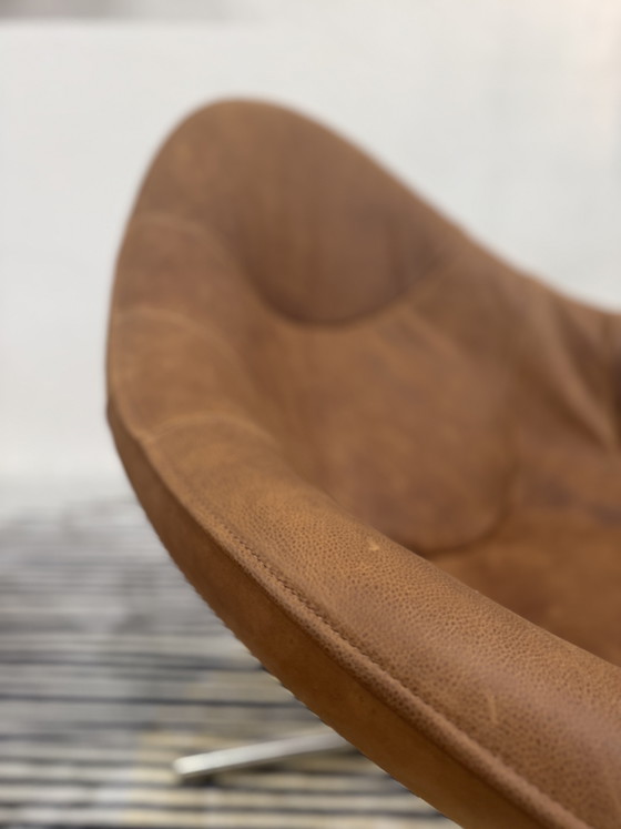 Image 1 of Label Vandenberg Hidde Draaifauteuil Bovino naturel leer