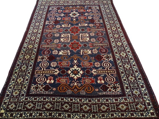 Image 1 of Seltene afghanische Decke – 210 x 140 cm – 100 % Wolle – handgeknüpft