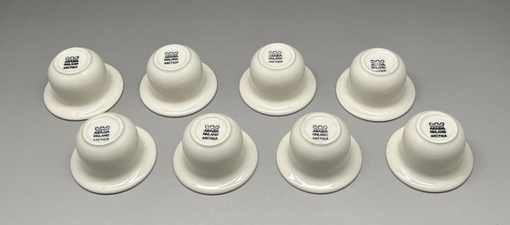 Image 1 of Arabia Finland „Arctica“ Eierbecher – 8er-Set – Skandinavisches Design