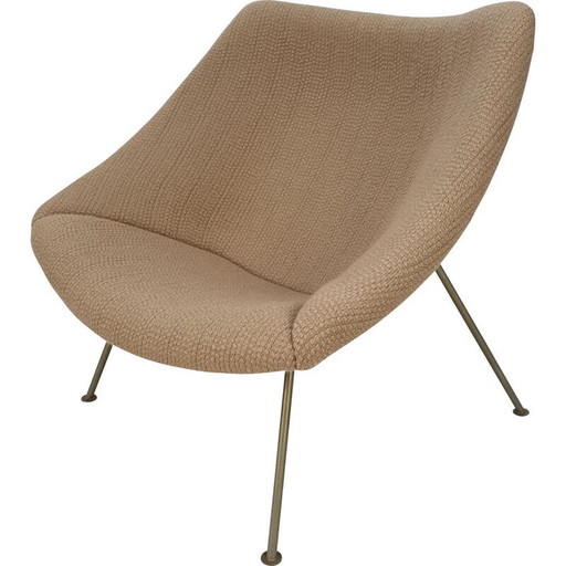 Vintage lounge stoel "Oyster" van Pierre Paulin voor Artifort, 1960