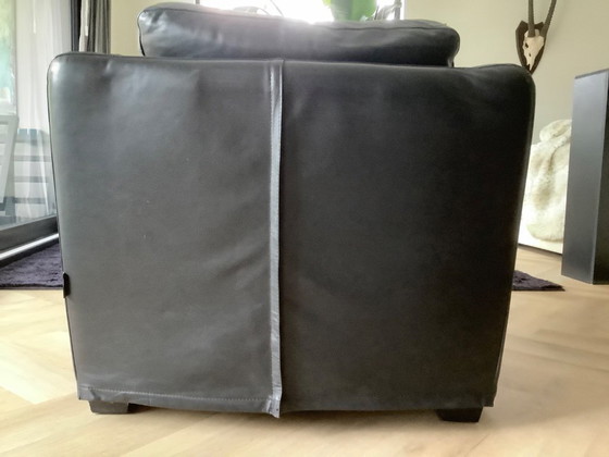 Image 1 of 2 poltrone Linteloo in pelle nera