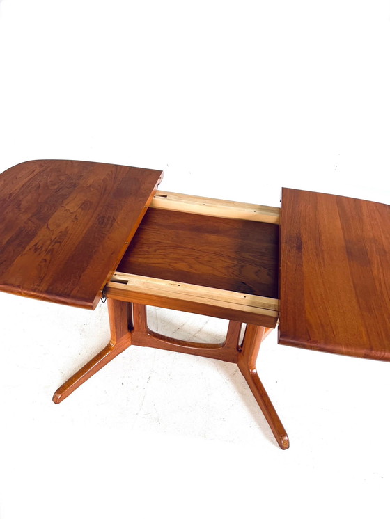 Image 1 of Table de salle à manger extensible vintage, Glostrup Møbelfabrik '70
