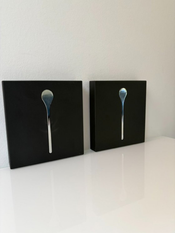 Set of 2 Adesso designer wall hooks – modern and sleek design – Coat racks, rvs (photo 4 of 13)