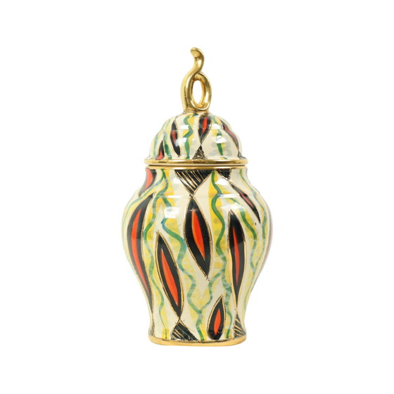 Image 1 of Fifties Lid Vase H. Bequet Jupiter
