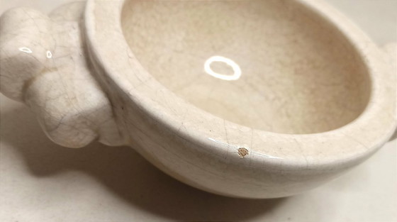 Image 1 of Art Deco bowl by Paul Bonifas, signed and numbered. Width 24 cm