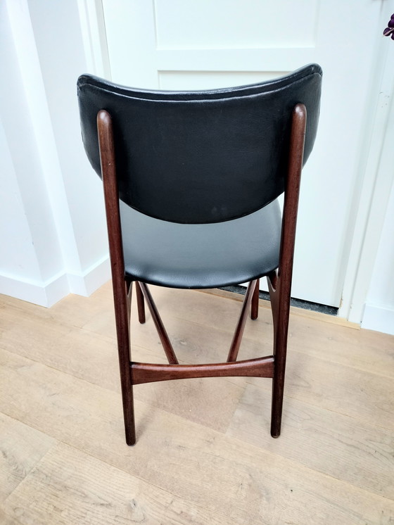 Image 1 of Vintage set of 4 Louis van Teeffelen 'Hamar' dining chairs