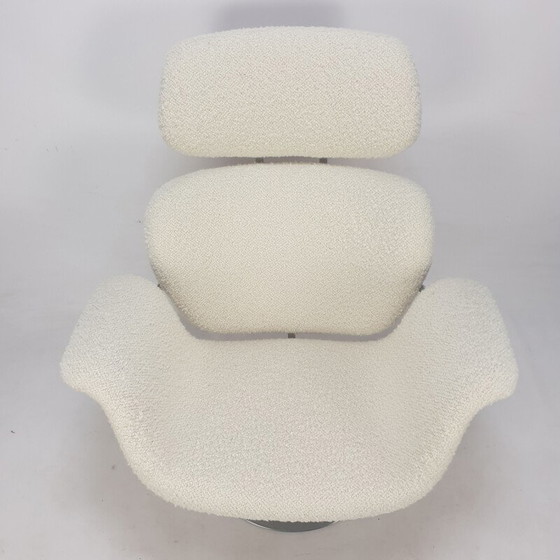 Image 1 of Fauteuil et ottoman Tulip Vintage par Pierre Paulin pour Artifort, 1980