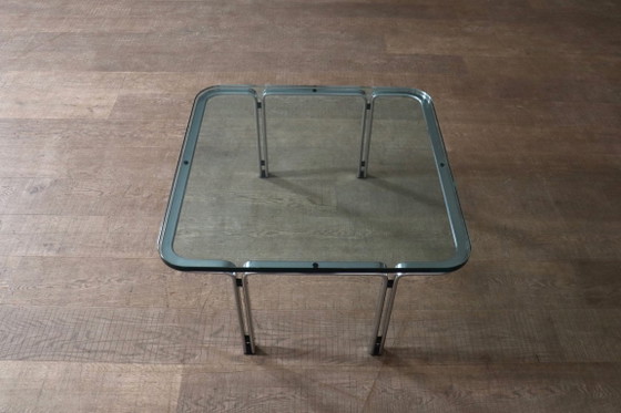 Table basse Horst Brüning Modèle 6912 pour Kill International, Allemagne 1967 – Tables basses, Glass, Metal (photo 4 of 11)
