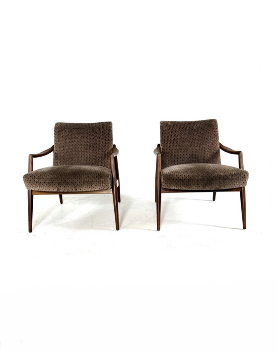 Image 1 of 2x fauteuil vintage, Harmut Lohmeyer, Wilkhahn '60