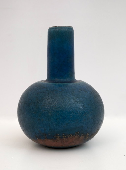 Polychrome Ceramic Vase by Carlo Zauli, 1960s