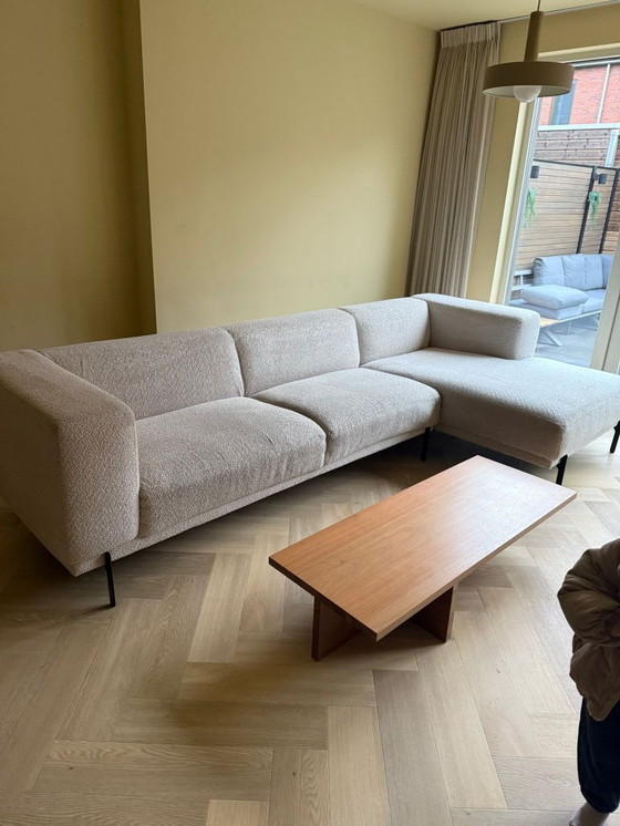 Image 1 of Studio Henk Cave divano angolare da 2,5 posti - bianco teddy