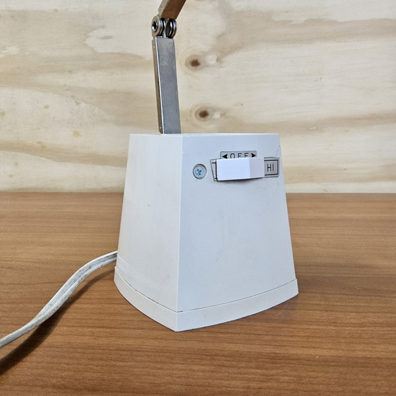 Image 1 of Vintage Japanse tafellamp / bureaulamp Taki light Iris 1960s ( Tada Kiko ) telescoop lamp ( verstelbaar)