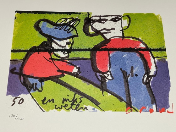 Image 1 of Serigrafia Herman Brood "e non sapendo nulla"