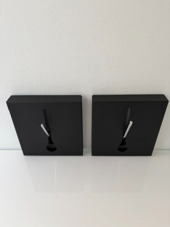 Set of 2 Adesso designer wall hooks – modern and sleek design – Coat racks, rvs (photo 6 of 13)