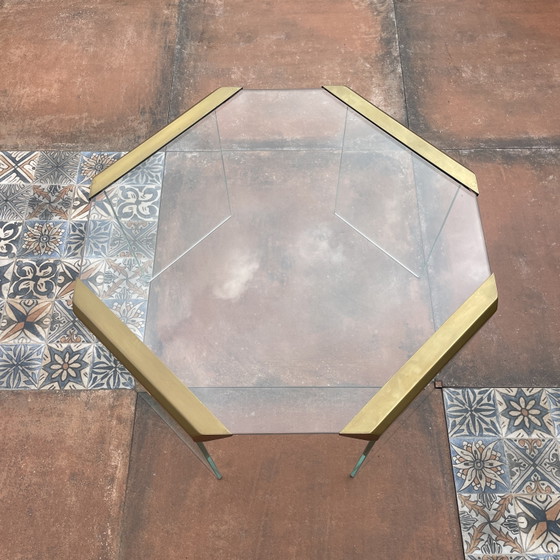Gallotti & Radice glass coffee table side table – Metal (photo 4 of 10)