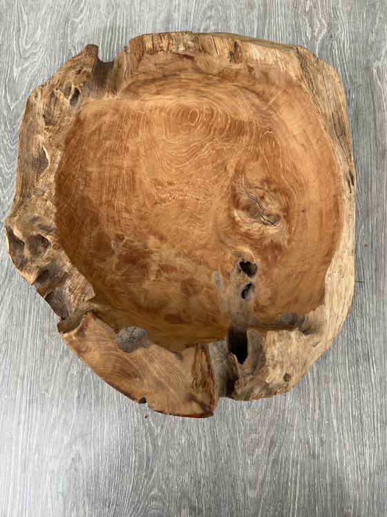 Image 1 of bol décoratif en bois