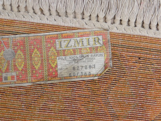 Image 1 of Izmir oosters tapijt 120x60 cm met vintage handgemaakte Anatolische motieven