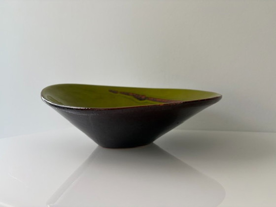 Ciotola vintage in ceramica verde con decoro a spirale – Ciotole (photo 6 of 15)