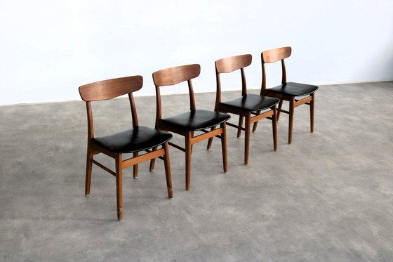 Image 1 of 4x vintage Farstrup dining chairs