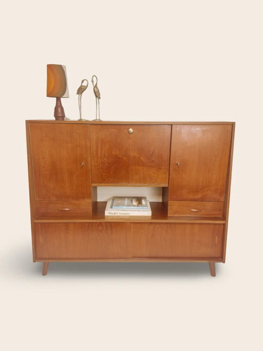 Vintage Mid-Century highboard sideboard, 1960s