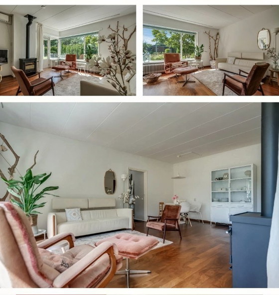 Leolux Goncharov - nu gratis levering!! 2,5-zits designbank – crème leer – notenhouten accenten – Banken (photo 8 of 8)