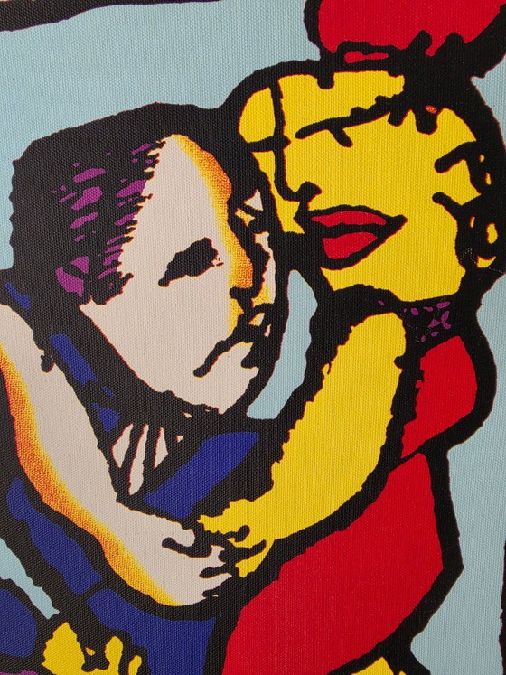 Herman Brood wild romance litografía – Litografías y grabados, Lienzo (photo 3 of 5)