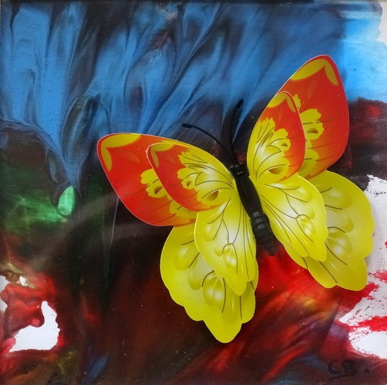 Image 1 of CB. Collage papillon orgie