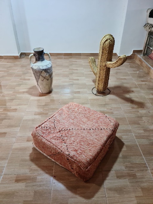 Pouf berbère traditionnel 60/60/20cm