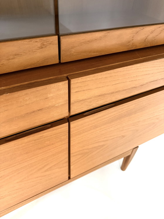 Image 1 of Vintage teak display case 'FA66', IB Kofod Larsen, Faarup Møbelfabrik '60