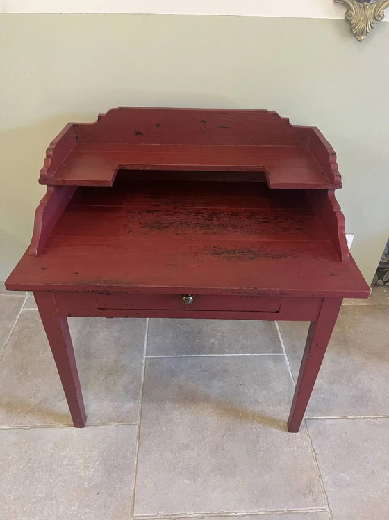 Escritorio antiguo de roble con niveles – Wood (photo 19 of 19)