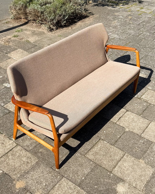 Bovenkamp Dreisitzer-Sofa, entworfen von Aksel Madsel und Henry Schubell