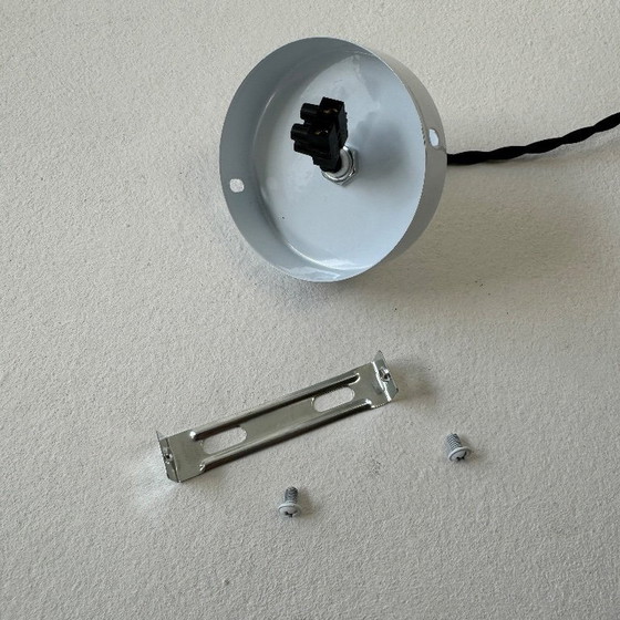 Image 1 of SUSPENSION ANCIENNE DENTELEE EN OPALINE  25 CM VINTAGE