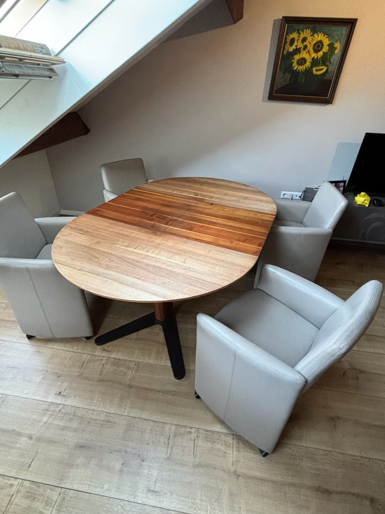 Team7 Girado Dining table – Metal, Wood (photo 4 of 5)