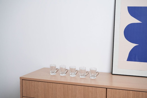 Image 1 of Teegläser-Set, italienisches Design, 1970er Jahre, hergestellt in Italien