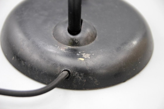 Image 1 of Kaiser Idell 6556 "Super" tafellamp in zwart * reliëf kathedraal * Bauhaus * jaren 1950 * Mid-Century * Vintage